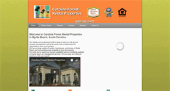 Desktop Screenshot of carolinaforestrentalproperties.com
